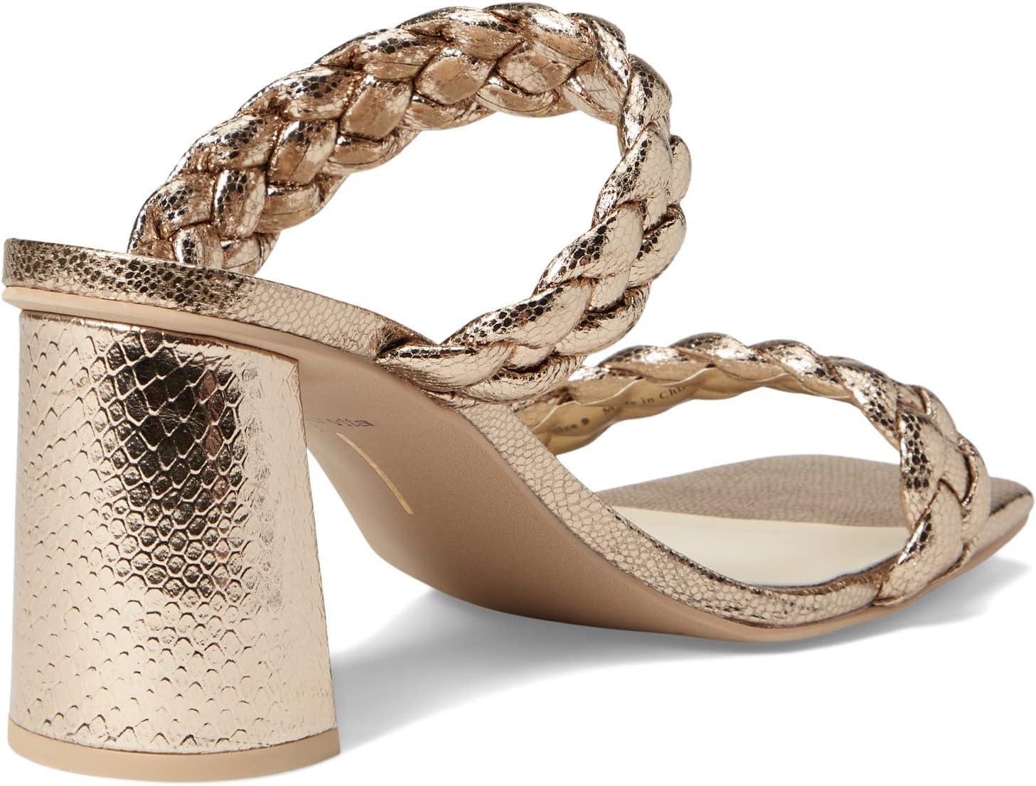 imageDolce Vita womens Paily PearlBRAIDED DETAILINGDark Gold Crackled Stella