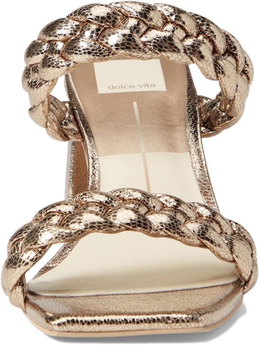 imageDolce Vita womens Paily PearlBRAIDED DETAILINGDark Gold Crackled Stella
