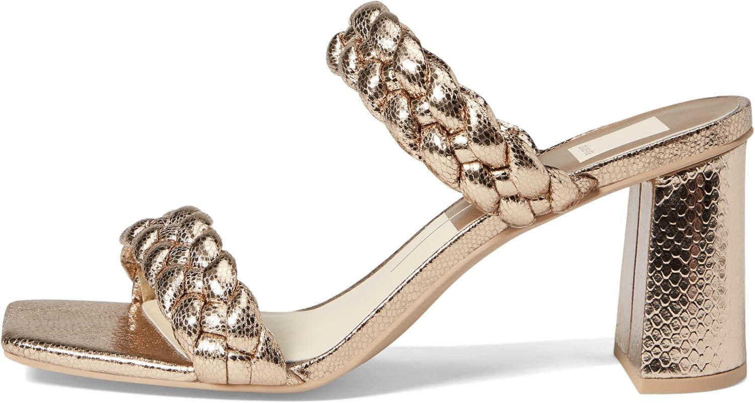 imageDolce Vita womens Paily PearlBRAIDED DETAILINGDark Gold Crackled Stella