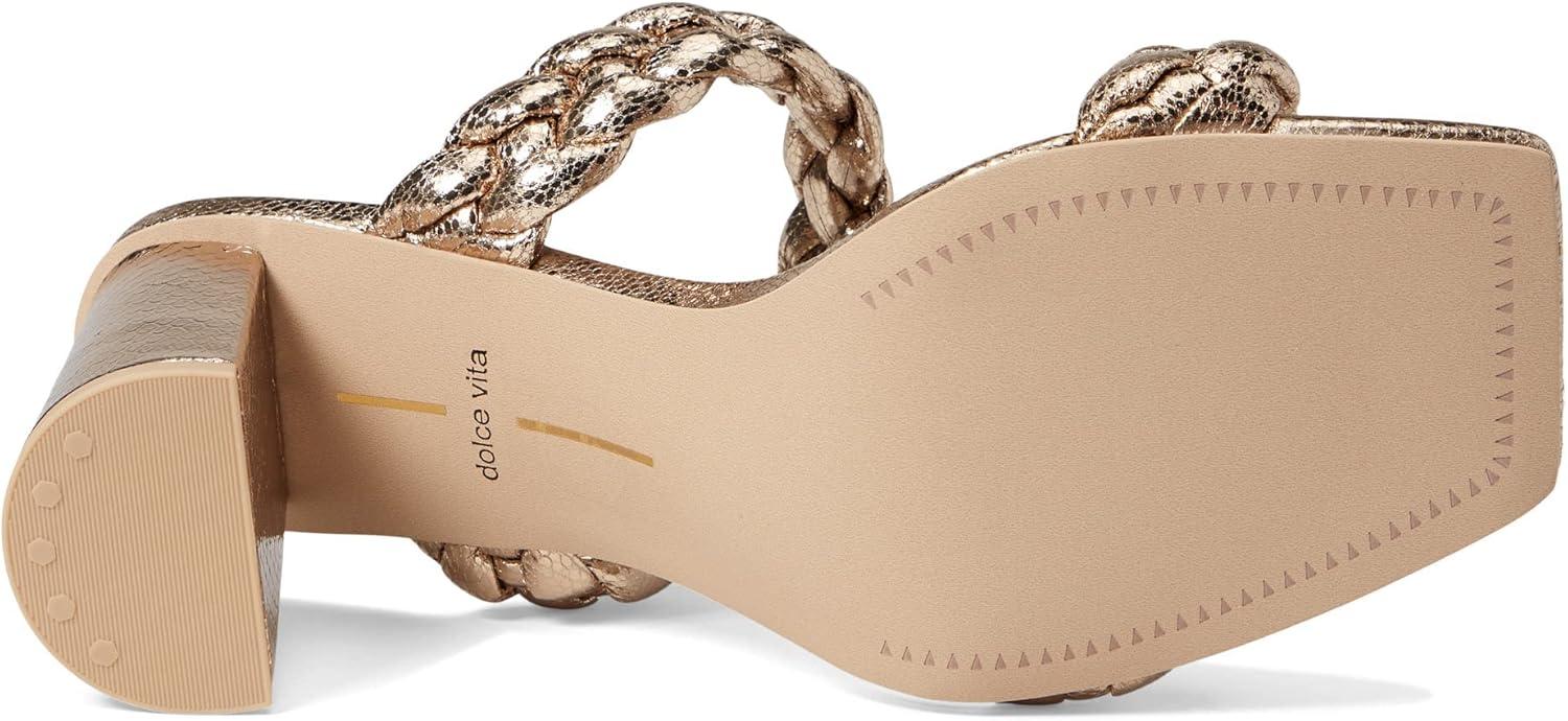 imageDolce Vita womens Paily PearlBRAIDED DETAILINGDark Gold Crackled Stella