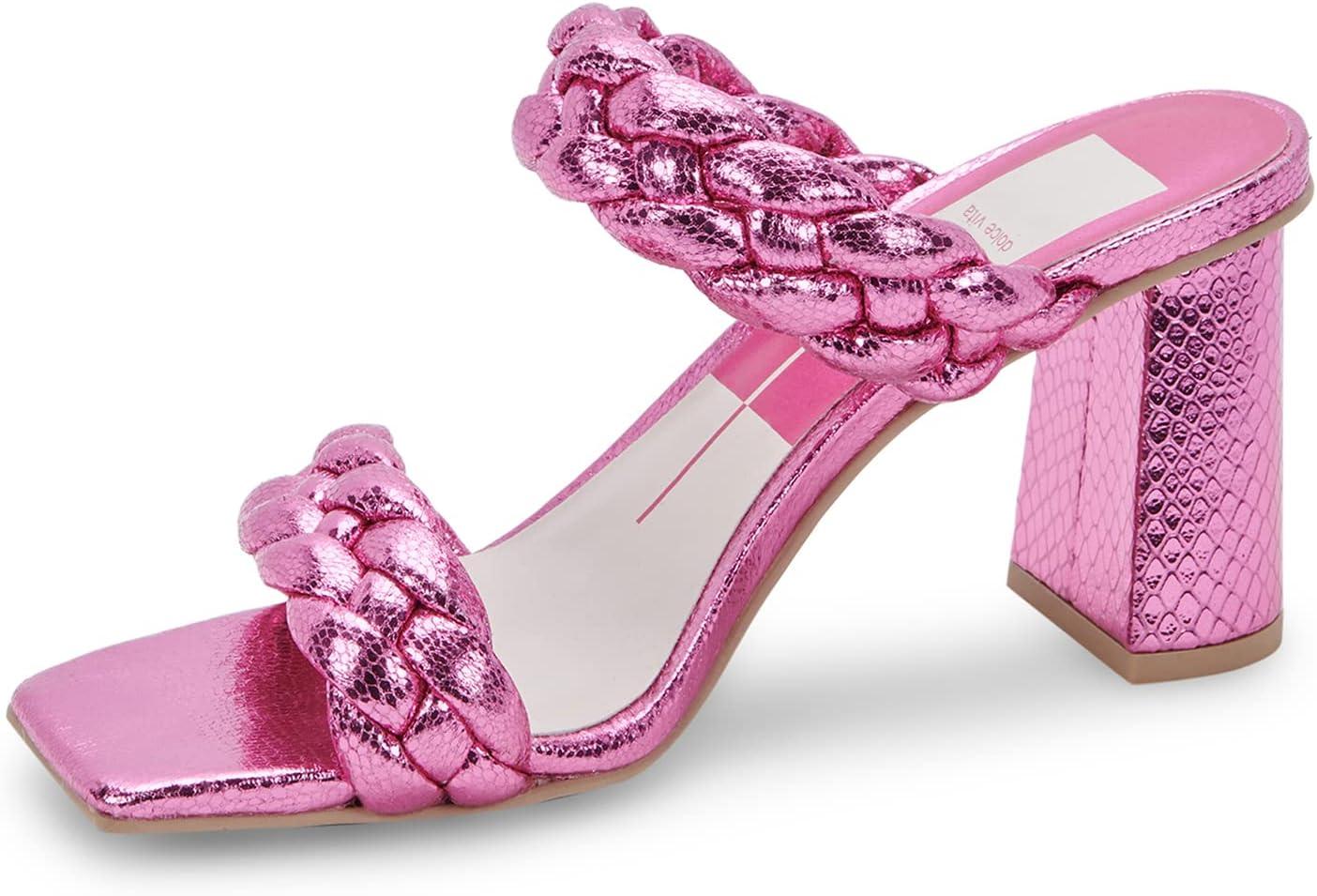 imageDolce Vita womens Paily PearlBRAIDED DETAILINGMagenta Crackled Stella