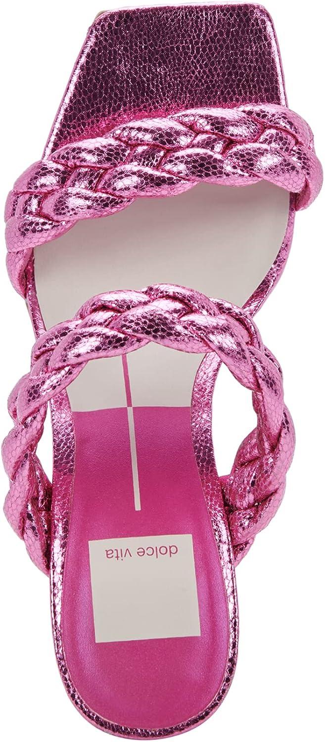 imageDolce Vita womens Paily PearlBRAIDED DETAILINGMagenta Crackled Stella