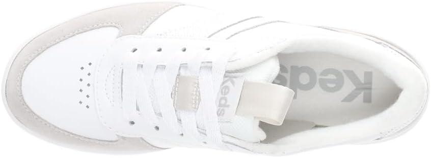 imageKeds Womens The Court Ii SneakerWhiteGrey LeatherSuede