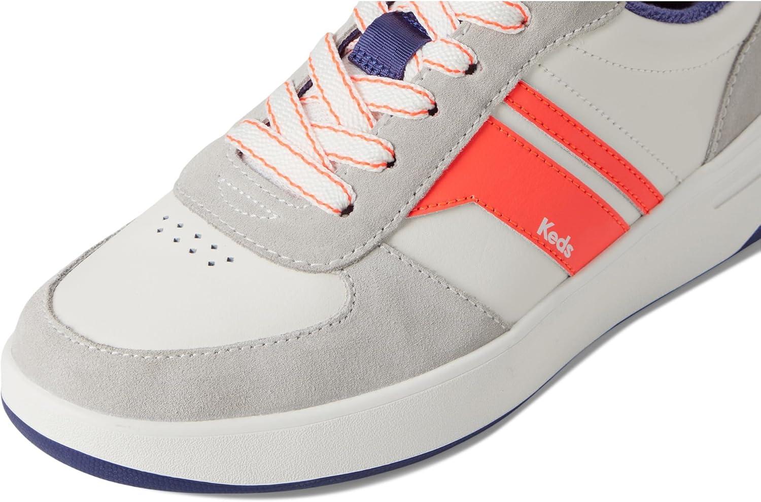 imageKeds Womens The Court Ii SneakerWhiteNavyRed LeatherSuede