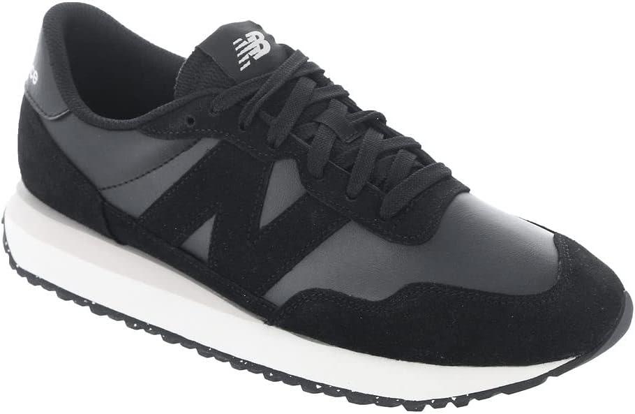 imageNew Balance Mens 237 V1 Classic Road Running ShoeBlackMoonbeam