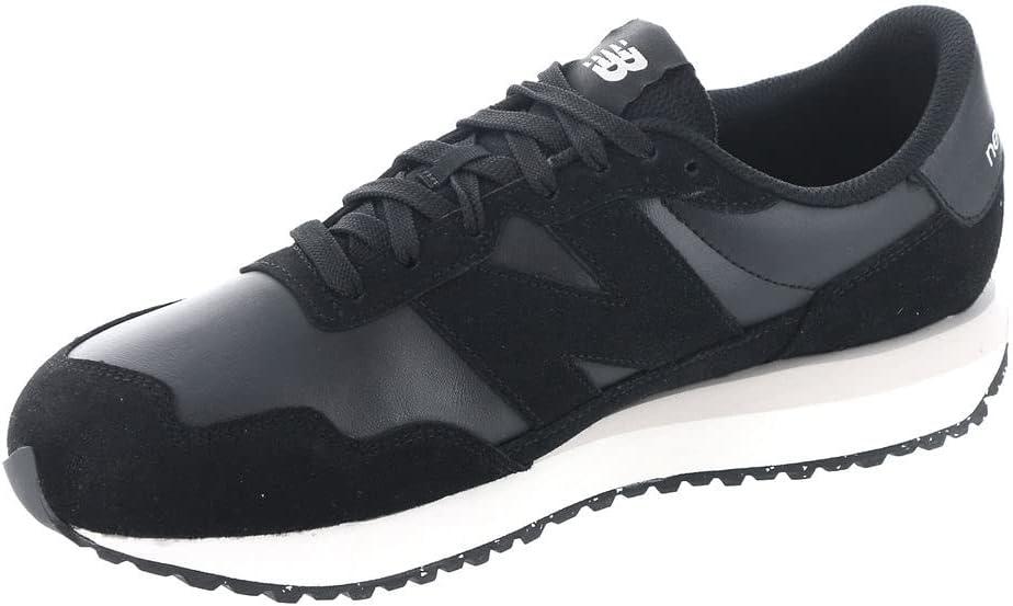 imageNew Balance Mens 237 V1 Classic Road Running ShoeBlackMoonbeam