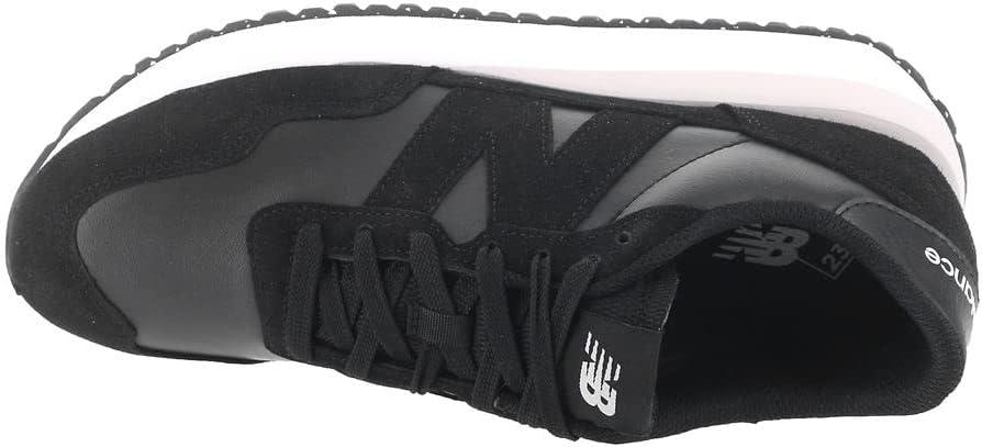 imageNew Balance Mens 237 V1 Classic Road Running ShoeBlackMoonbeam