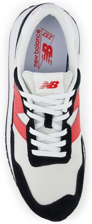imageNew Balance Mens 237 V1 Classic Road Running ShoeBlackRed