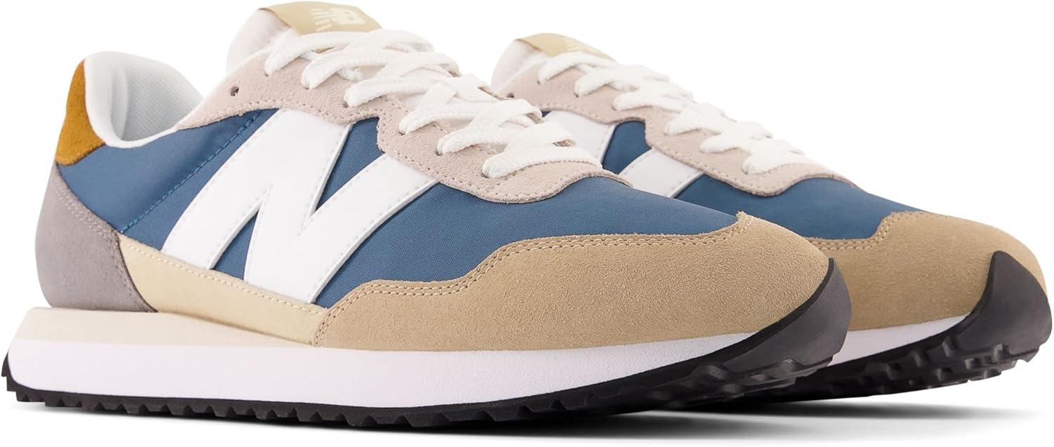 imageNew Balance Mens 237 V1 Classic Road Running ShoeDark MoonstoneIncenseWhite