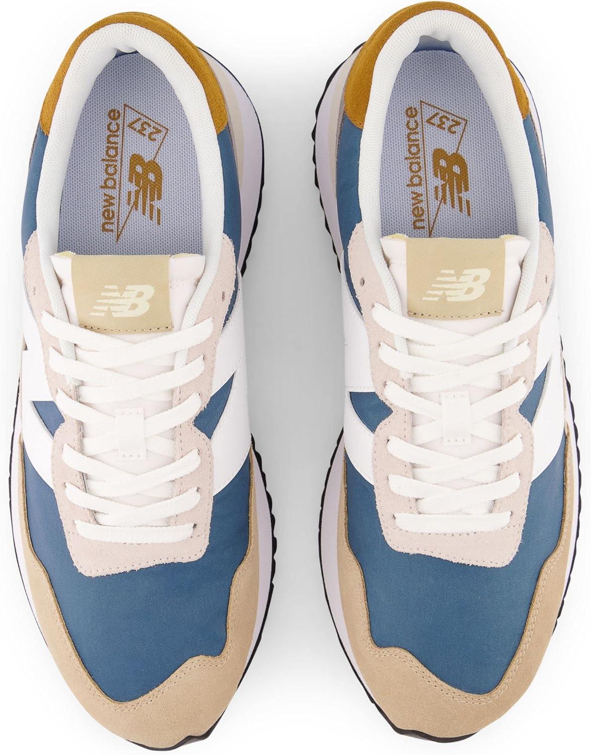 imageNew Balance Mens 237 V1 Classic Road Running ShoeDark MoonstoneIncenseWhite