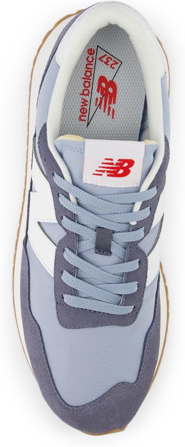 imageNew Balance Mens 237 V1 Classic Road Running ShoeLight Arctic GreyDark Arctic GreyWhite