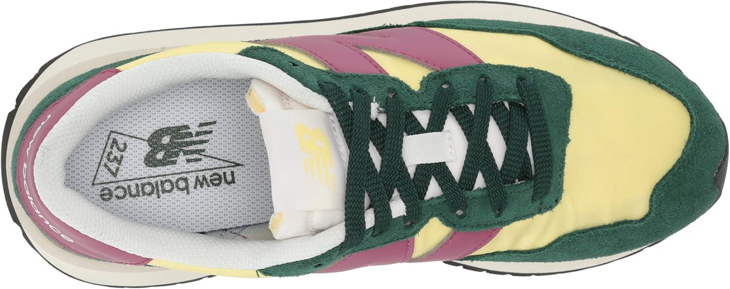 imageNew Balance Mens 237 V1 Classic Road Running ShoeNightwatch GreenMaizeRaisin