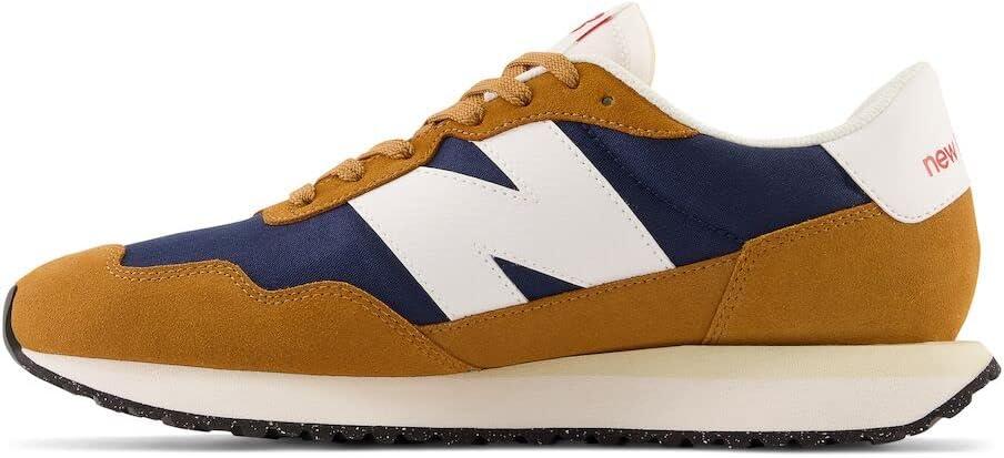 imageNew Balance Mens 237 V1 Classic Road Running ShoeTabacNb NavyWhite