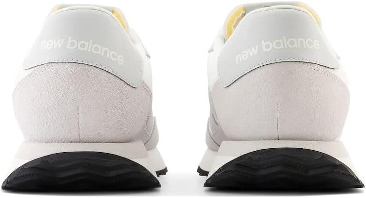 imageNew Balance Mens 237 V1 Classic Road Running ShoeWhiteGrey Matter