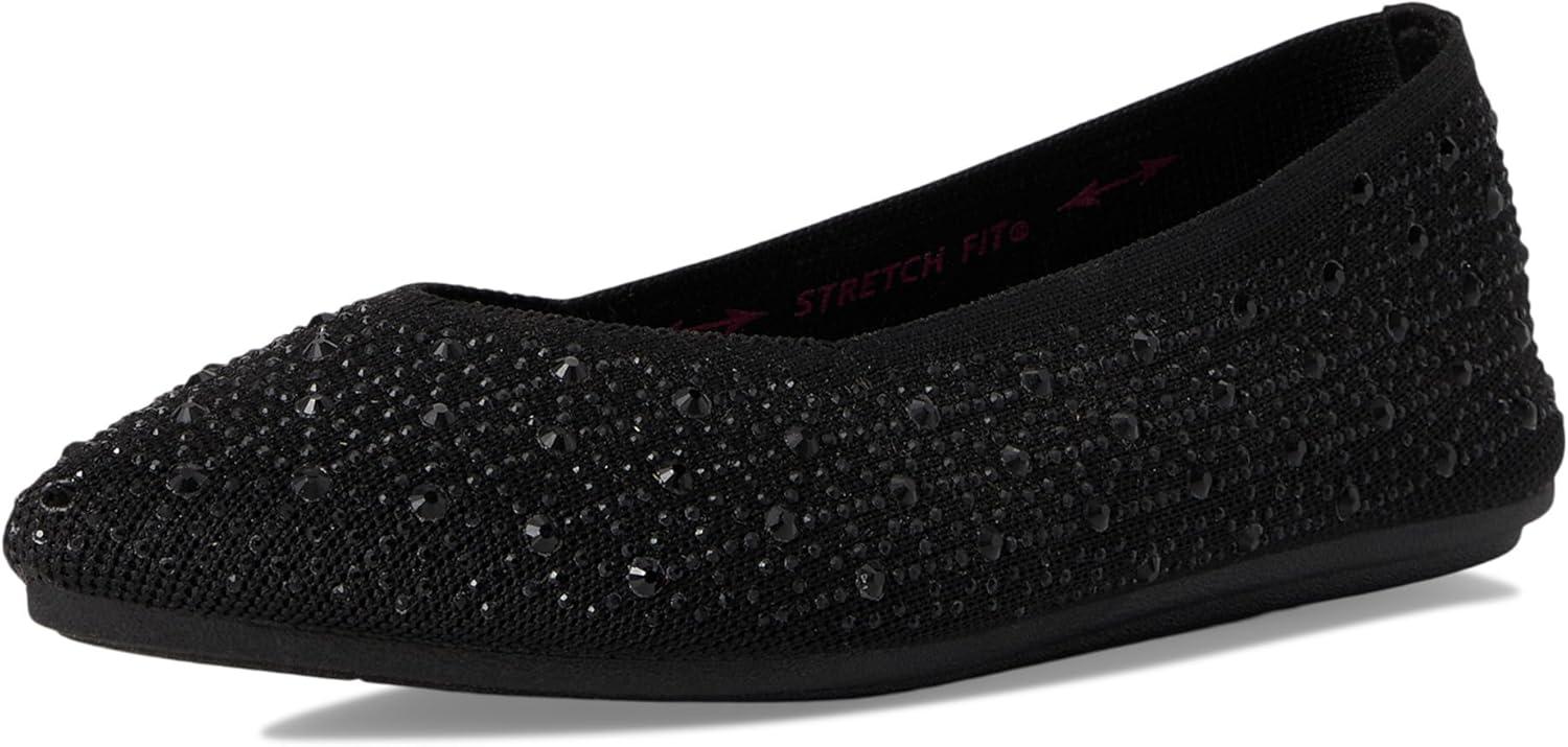 imageSkechers Womens Cleo PointGleam N Glow Ballet FlatBlack