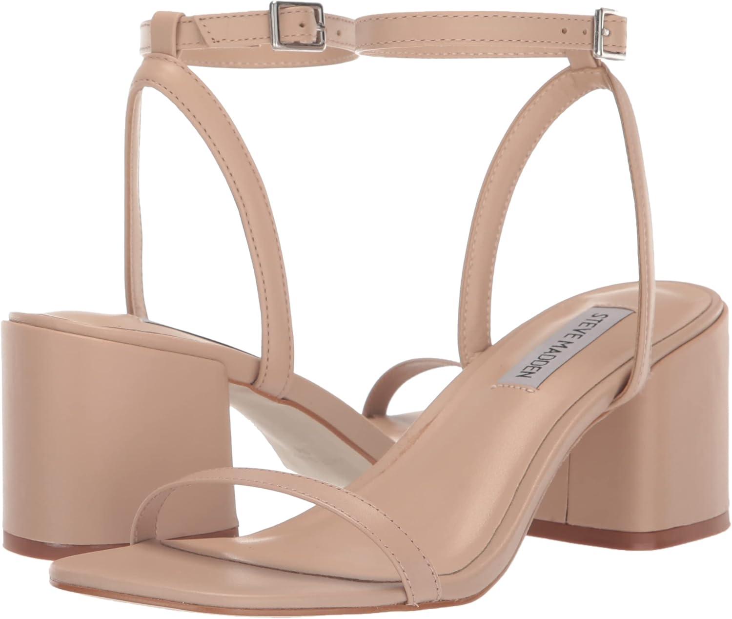 imageSteve Madden womens AudrinaHeeled SandalNatural Leather