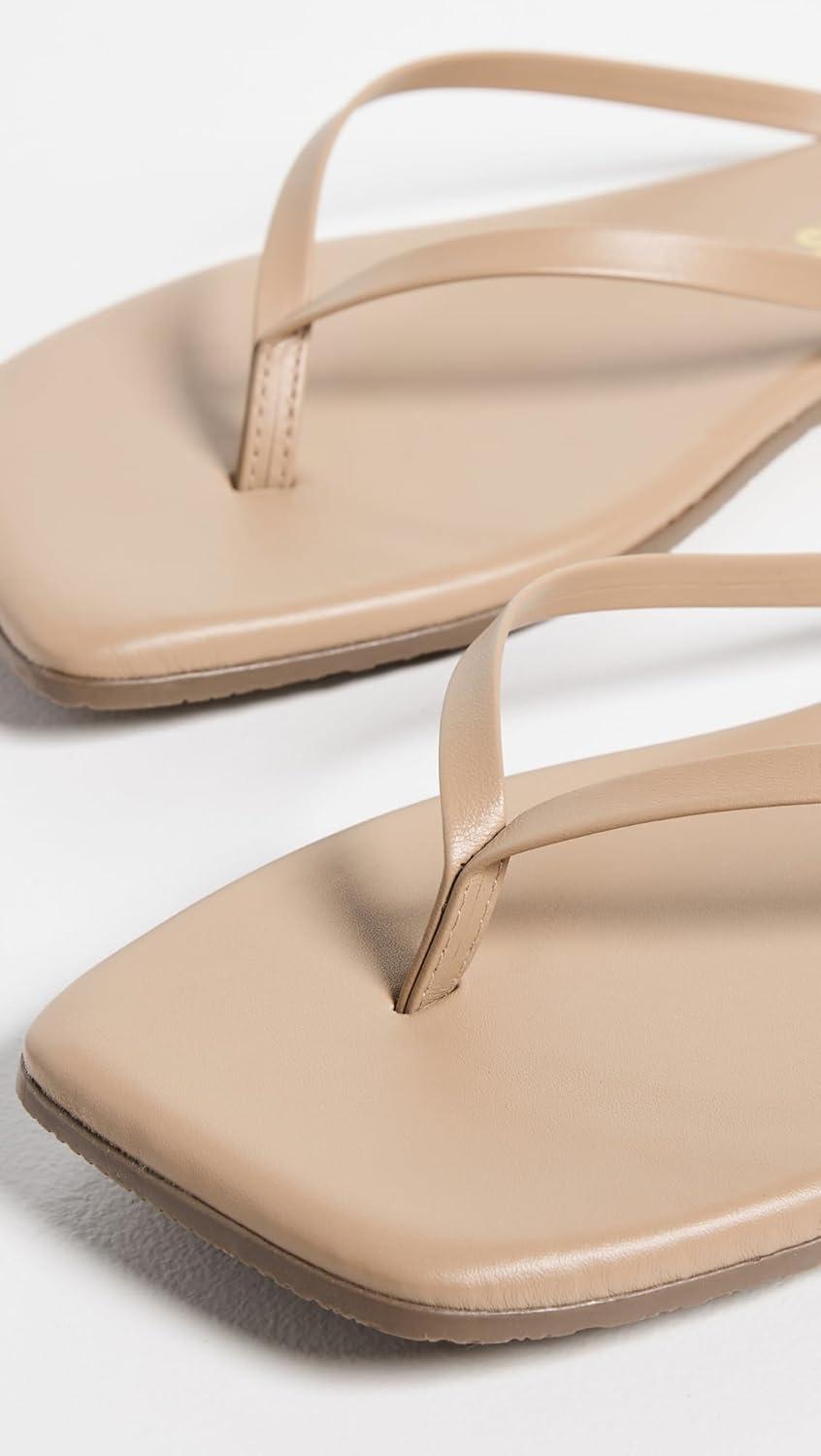 imageTKEES Womens Square Toe Lily Flip FlopsCocobutter