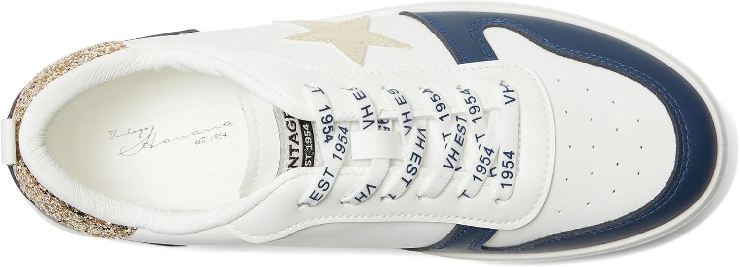 imageVINTAGE HAVANA Womens AuraNavyGold Glitter