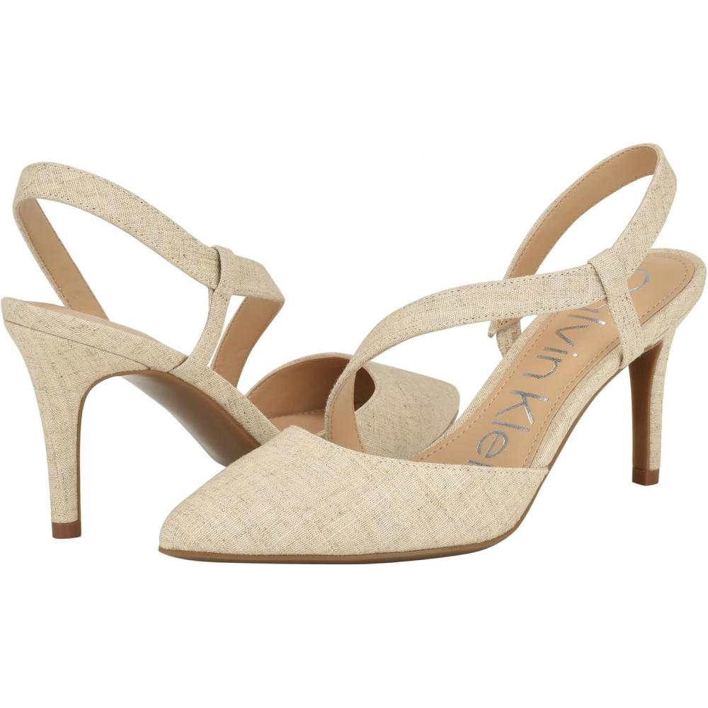 imageCalvin Klein Womens Greer PumpLight Natural Multi