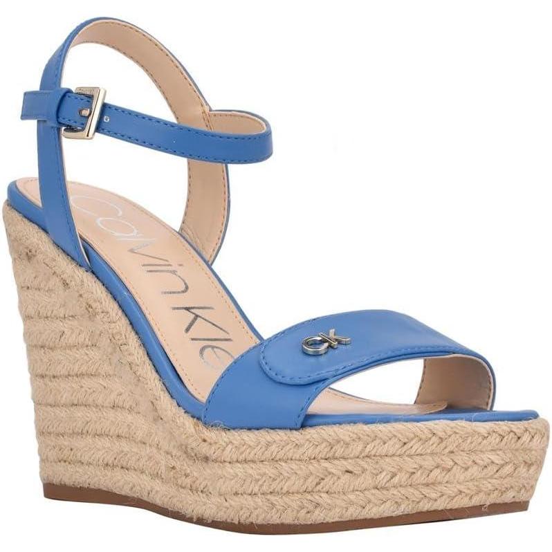 imageCalvin Klein Womens Hamal Wedge SandalBlue 420