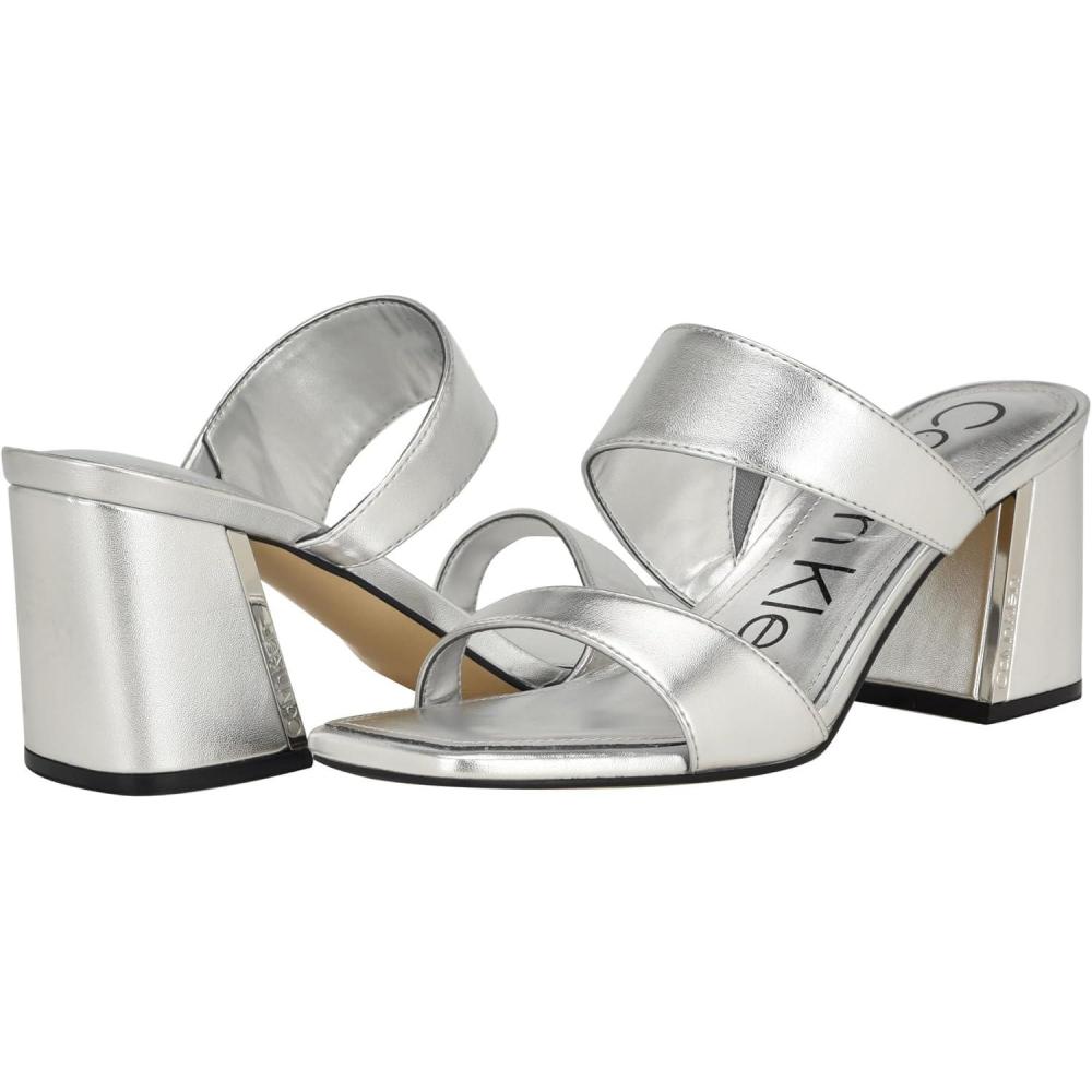 imageCalvin Klein Womens Hestia Heeled SandalSilver