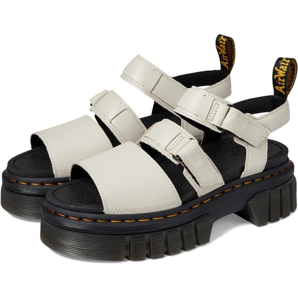 imageDr Martens Womens Ricki 3Strap SandalCobblestone Grey