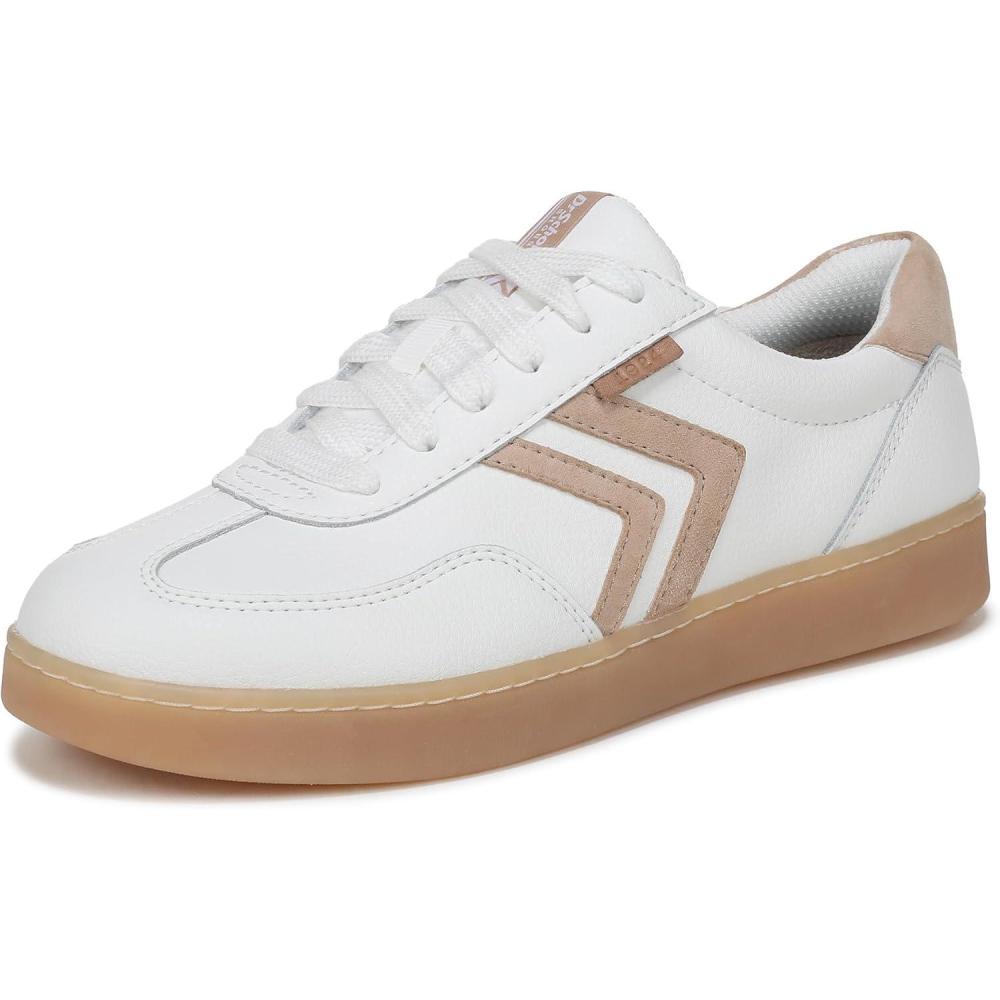 imageDr Scholls Womens Rebel SportWhite Cuban Sand Leather