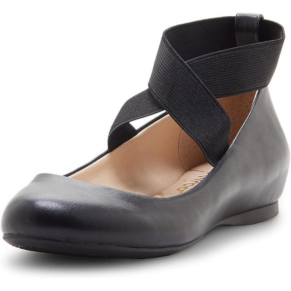imageJessica Simpson Womens Mandalaye Ballet FlatBlack Sleek