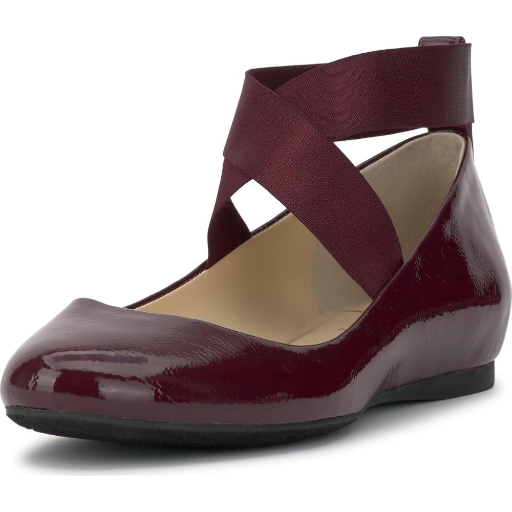 imageJessica Simpson Womens Mandalaye Ballet FlatDark Cherry