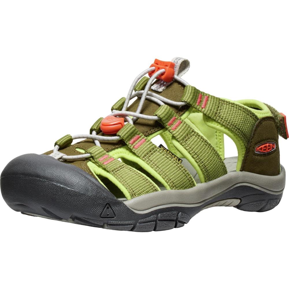 imageKEEN Boys Newport H2 Boundless Sandal Little Kid ampamp Big KidDark OliveScarlet Ibis