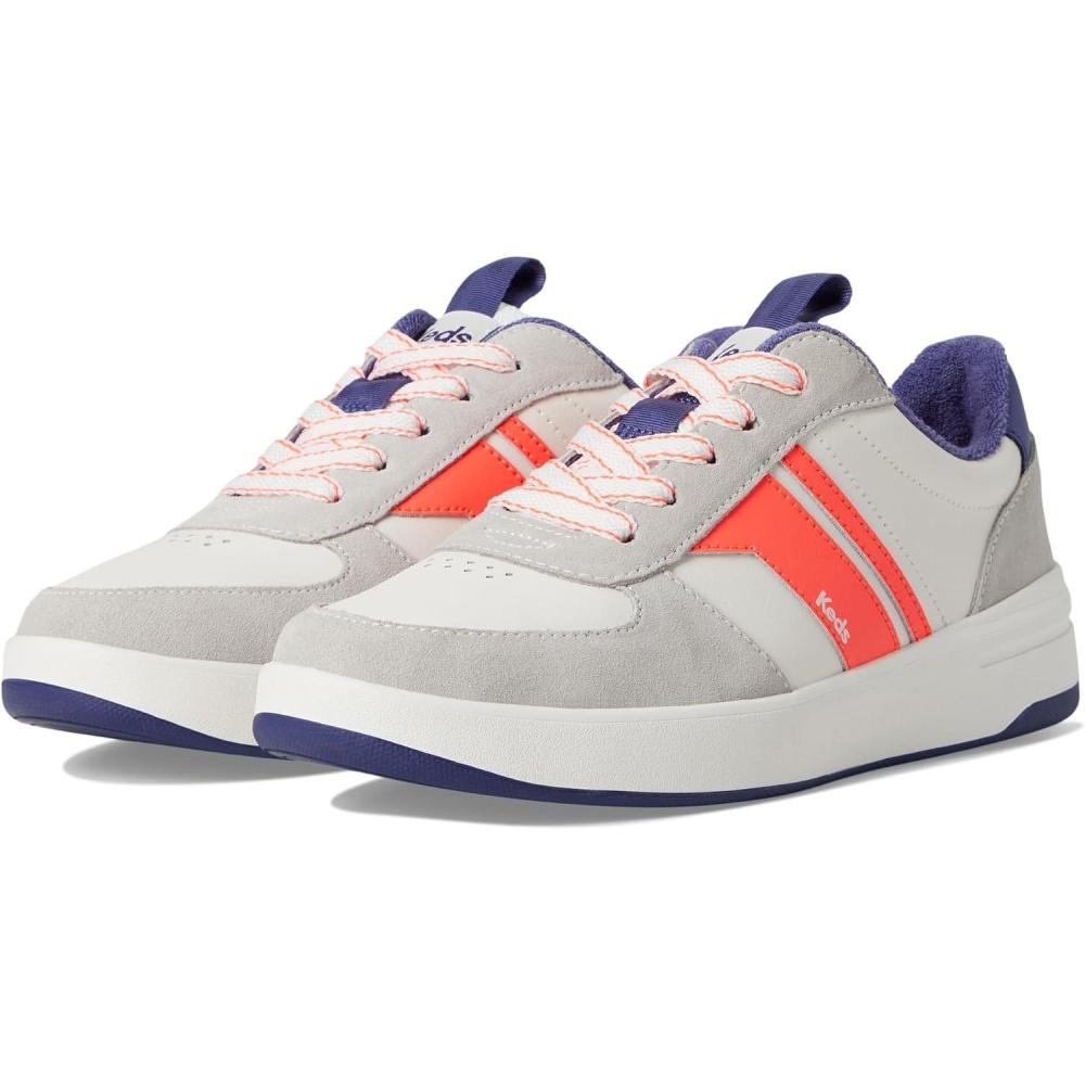 imageKeds Womens The Court Ii SneakerWhiteNavyRed LeatherSuede