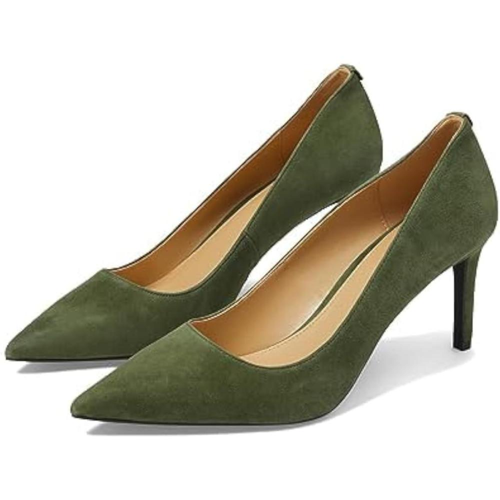 imageMICHAEL KORS Womens Heeled Shoe XSmallAmazon Green