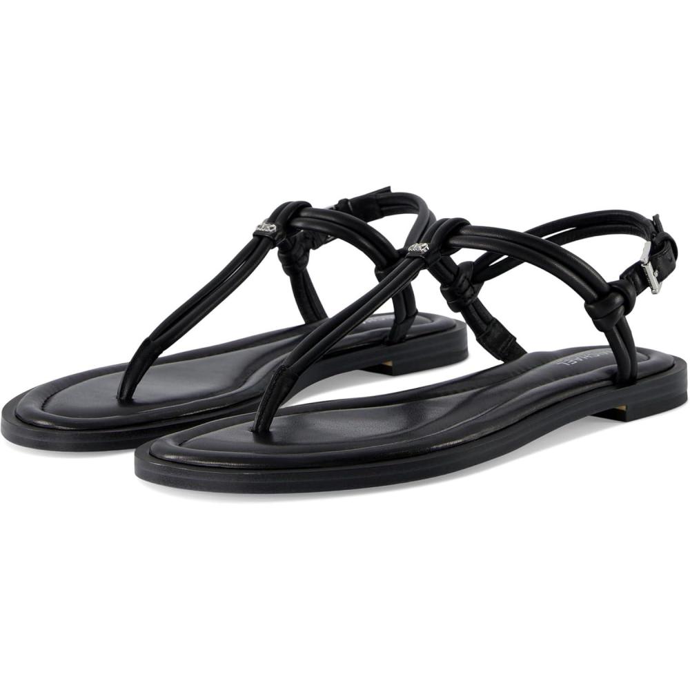 imageMichael Kors Womens Astra Thong Flat SandalBlack