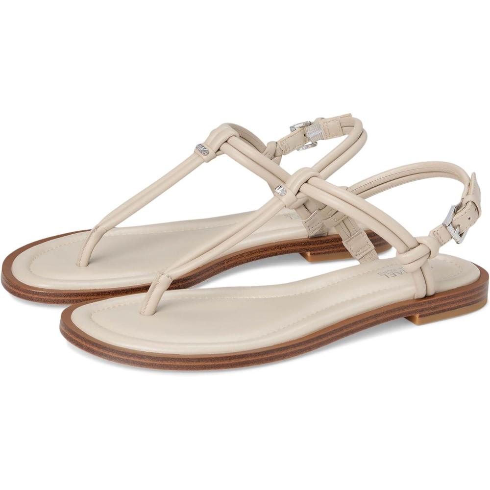 imageMichael Kors Womens Astra Thong Flat SandalLight Sand