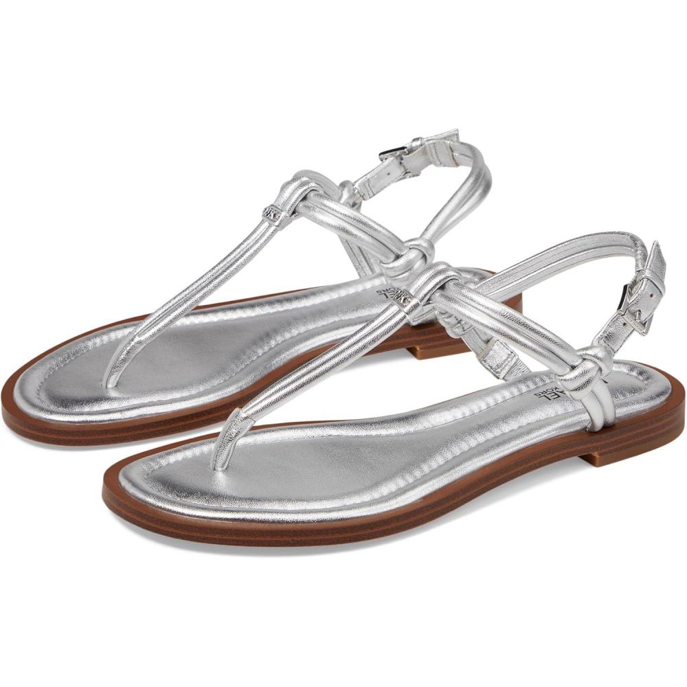 imageMichael Kors Womens Astra Thong Flat SandalSilver