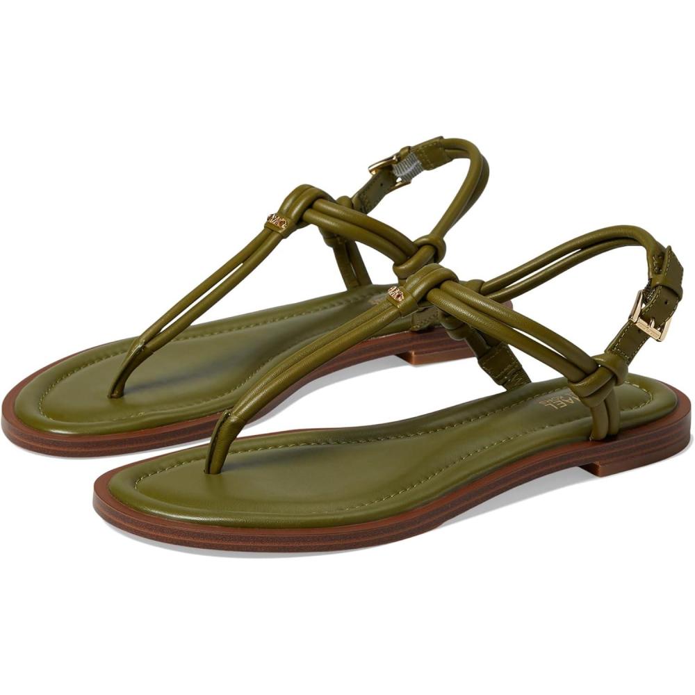 imageMichael Kors Womens Astra Thong Flat SandalSmokey Olive