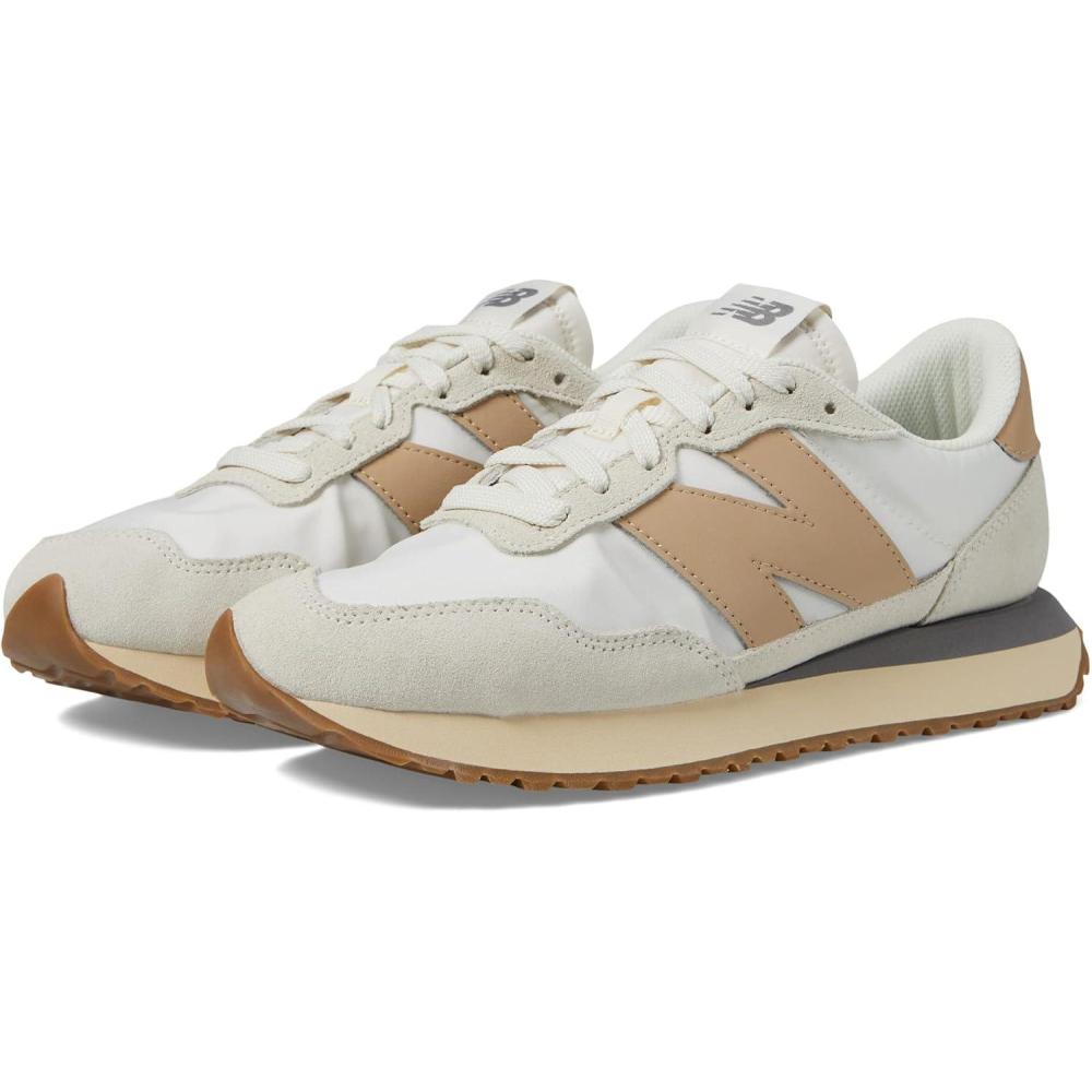 imageNew Balance Mens 237 V1 Classic Road Running ShoeBeigeTurtledoveIncense