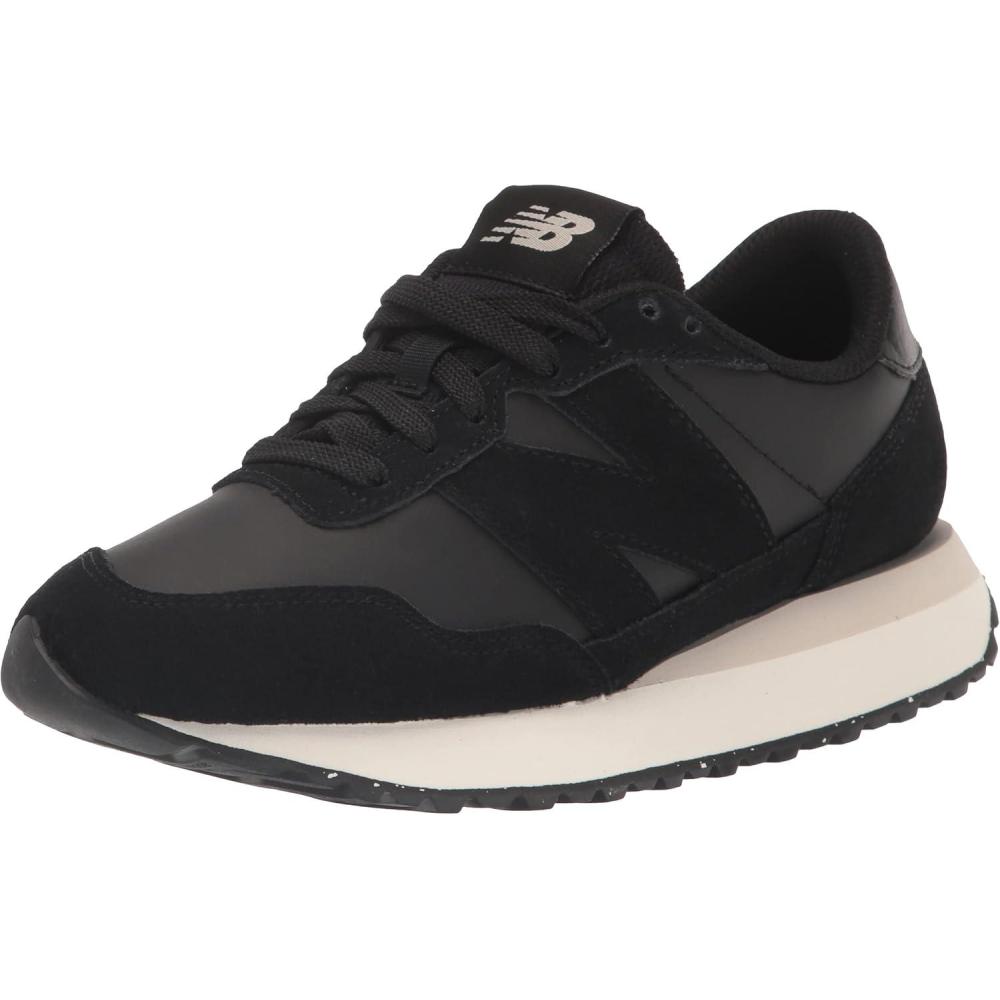 imageNew Balance Mens 237 V1 Classic Road Running ShoeBlackMoonbeam