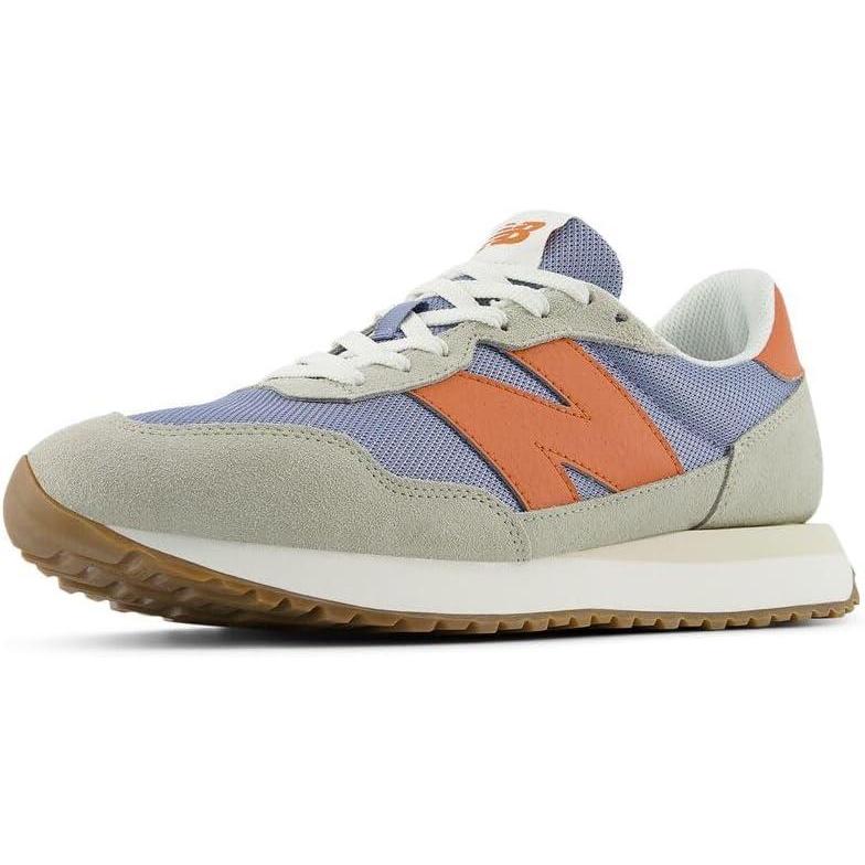 imageNew Balance Mens 237 V1 Classic Road Running ShoeDusk ShowerInfield Clay