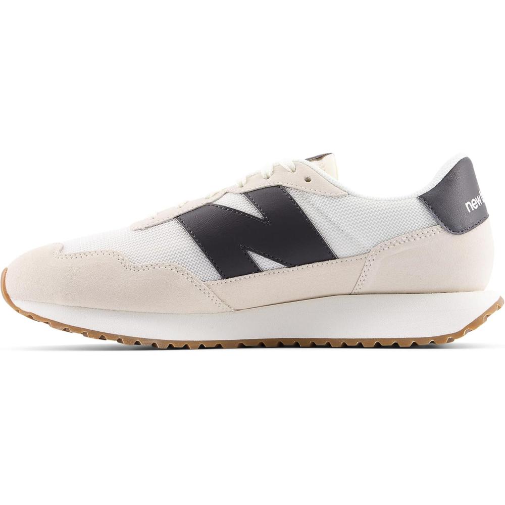 imageNew Balance Mens 237 V1 Classic Road Running ShoeSea SaltBlack Cement