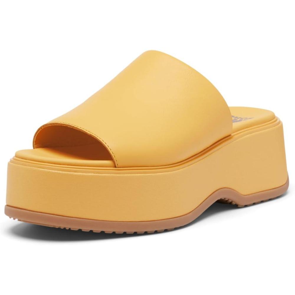 imageSOREL Womens Dayspring Slide SandalsYellow Ray  Yellow Ray