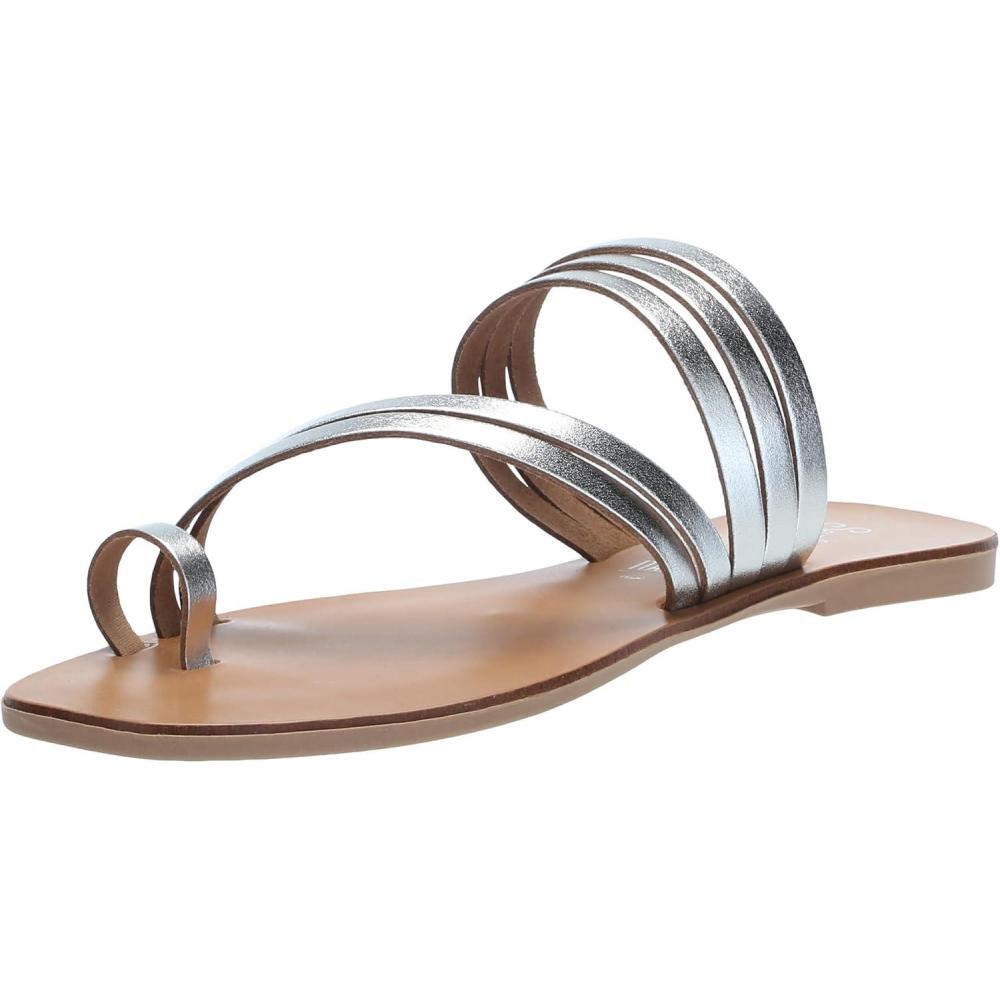 imageSeychelles Womens Summer Rain Flat SandalSilver