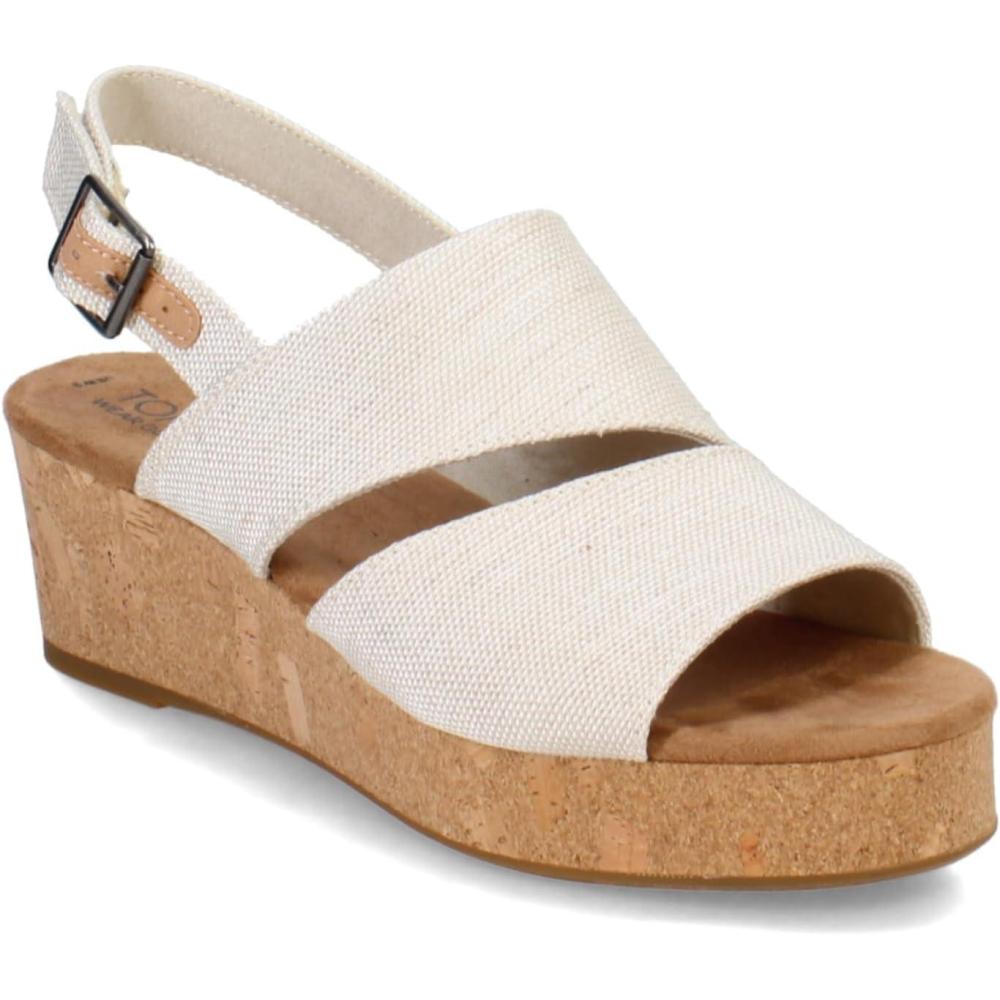 imageTOMS Womens Claudine SandalNatural Yarn Dye