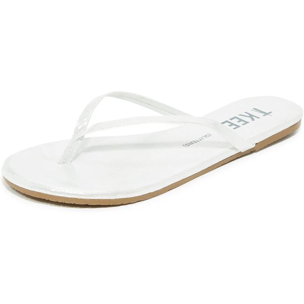 imageTkees Womens FlipFlopGlitters Angel Wings SandalGleam