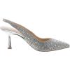 Betsey Johnson Womens Clark(Silver Rhinestone)
