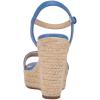 Calvin Klein Women’s Hamal Wedge Sandal(Blue 420)