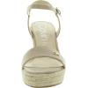 Calvin Klein Women’s Hamal Wedge Sandal(Lite Latte 110)