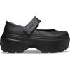 Crocs Women’s Stomp Mary Janes Flat(Black/Black)