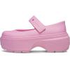 Crocs Women’s Stomp Mary Janes Flat(Pink Tweed/Pink Tweed)