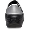 Crocs Women’s Stomp Mary Janes Flat(Silver)